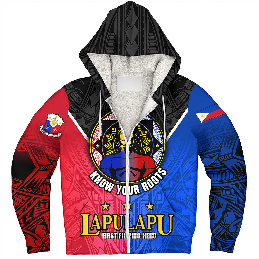 Philippines Filipinos Sherpa Hoodie Lapu-Lapu First Filipino Hero