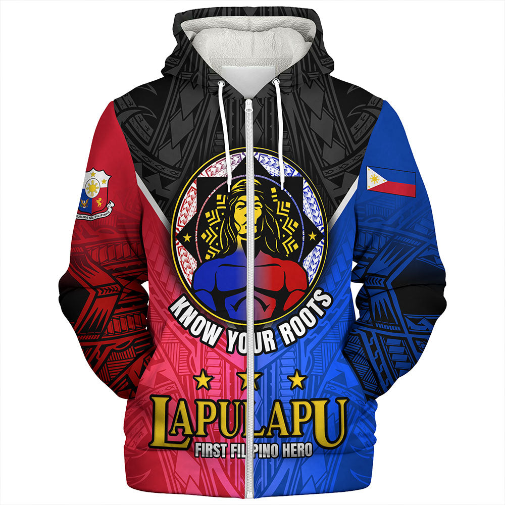 Philippines Filipinos Sherpa Hoodie Lapu-Lapu First Filipino Hero