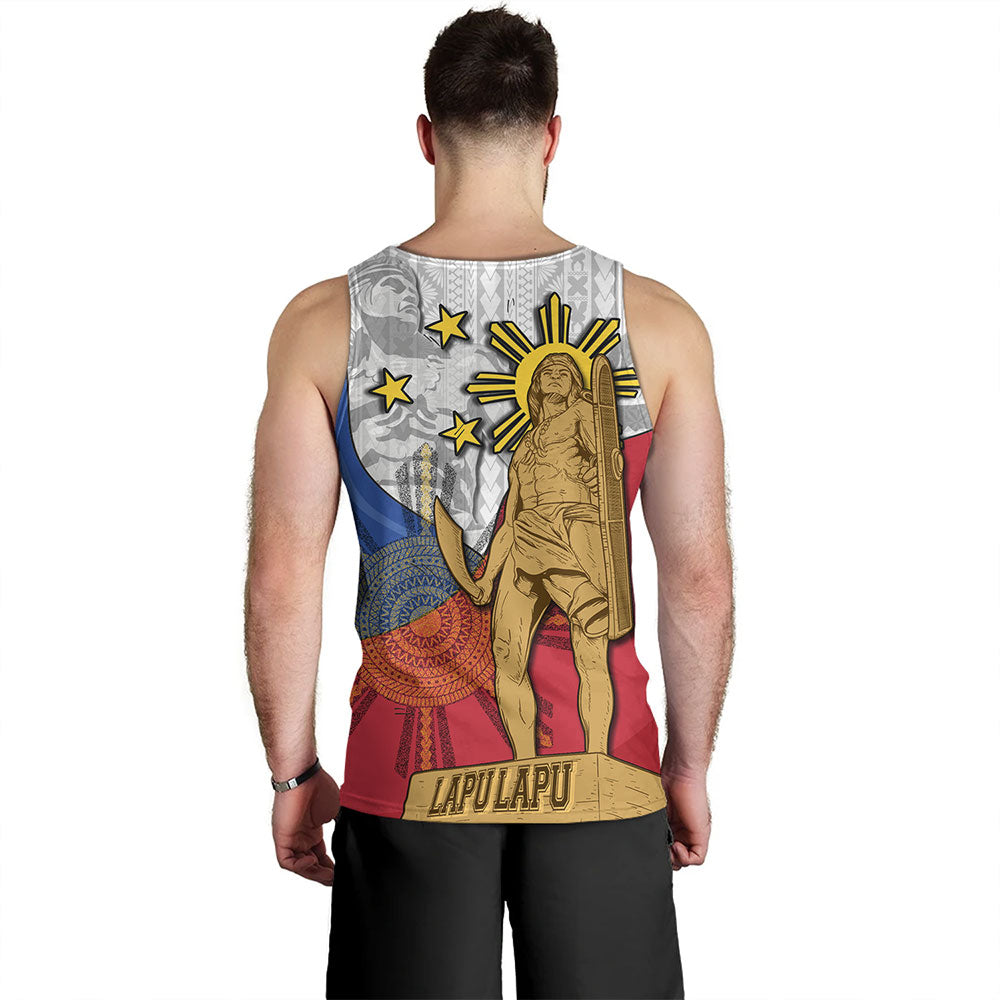 Philippines Filipinos Tank Top Lapu Lapu Heroes With Sun And Flag Tribal Patterns