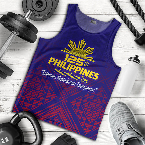 Philippines Filipinos Tank Top Philippines Independence Day Kalayaan-Kinabukasan-Kasaysayan