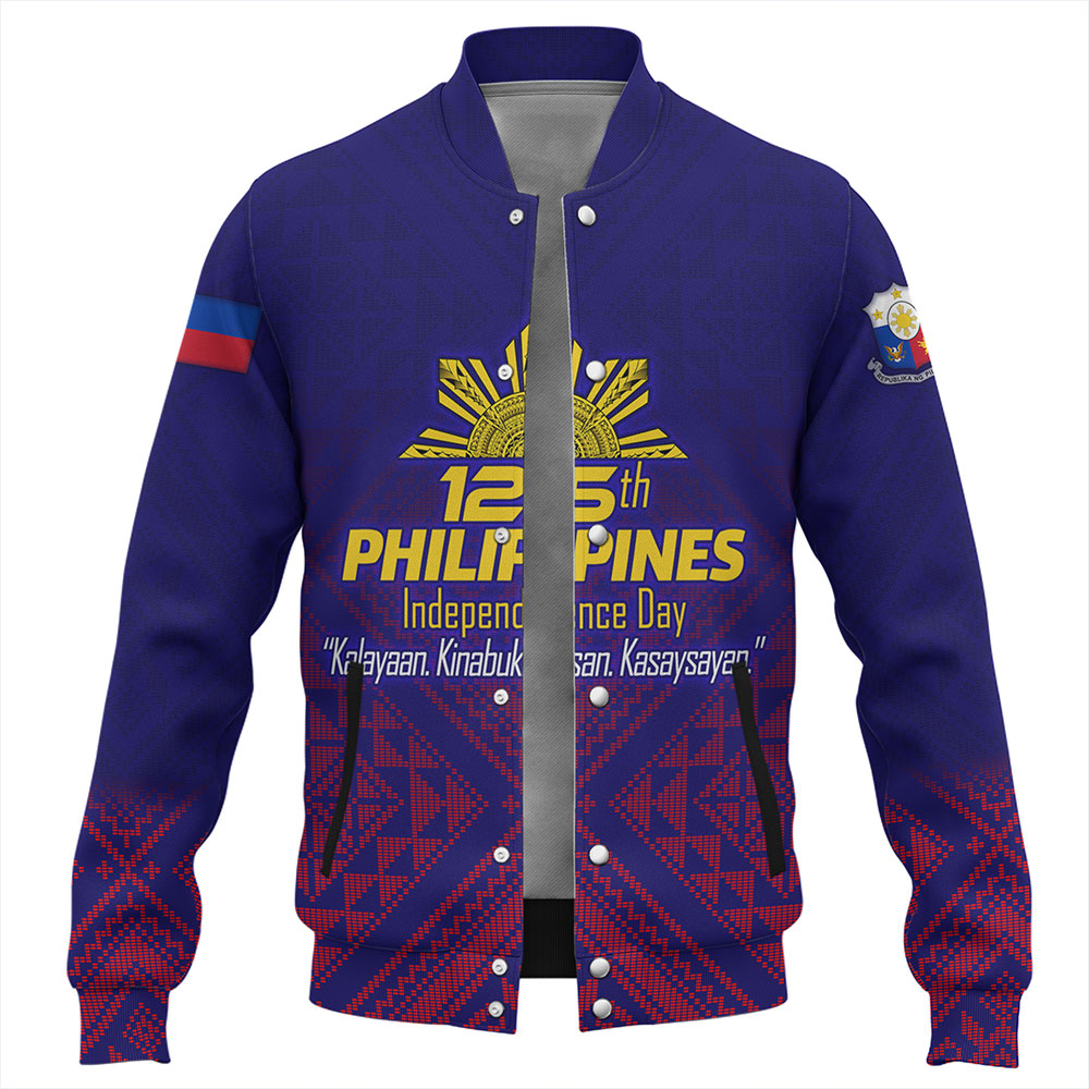 Philippines Filipinos Baseball Jacket Philippines Independence Day Kalayaan-Kinabukasan-Kasaysayan
