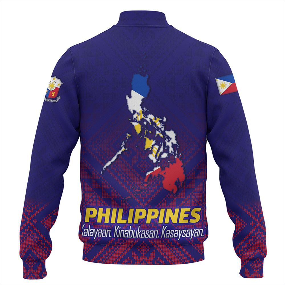 Philippines Filipinos Baseball Jacket Philippines Independence Day Kalayaan-Kinabukasan-Kasaysayan