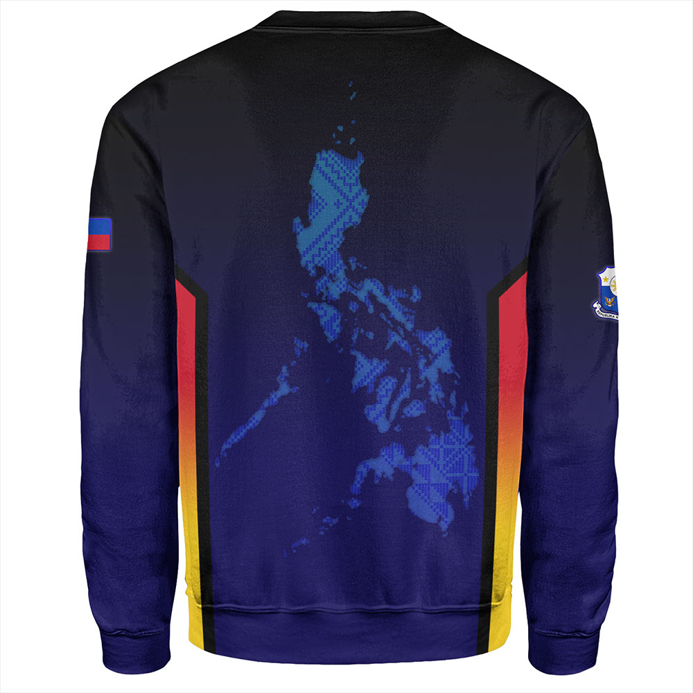 Philippines Filipinos Sweatshirt Philippines Independence Day With Map