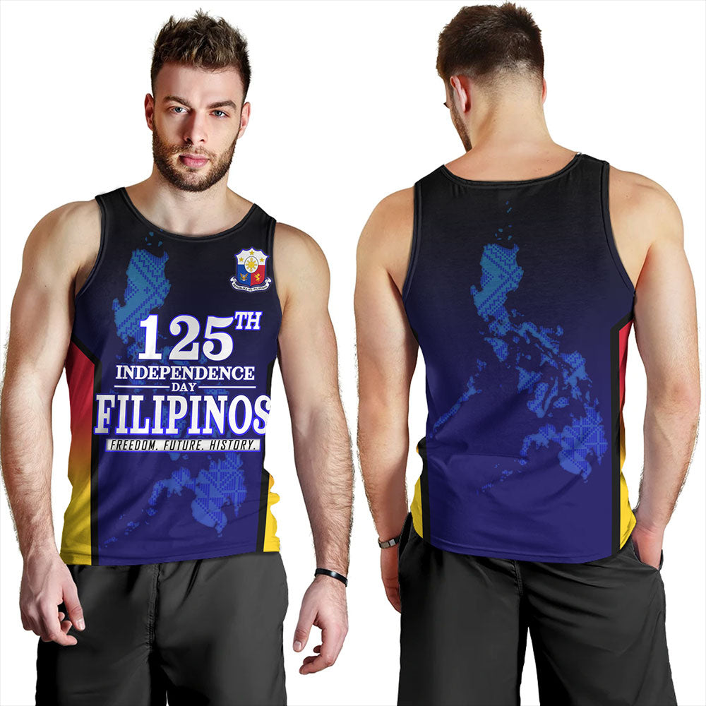 Philippines Filipinos Tank Top Philippines Independence Day With Map