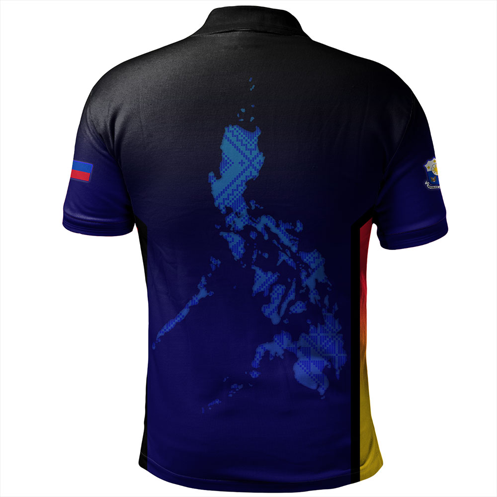 Philippines Filipinos Polo Shirt Philippines Independence Day With Map