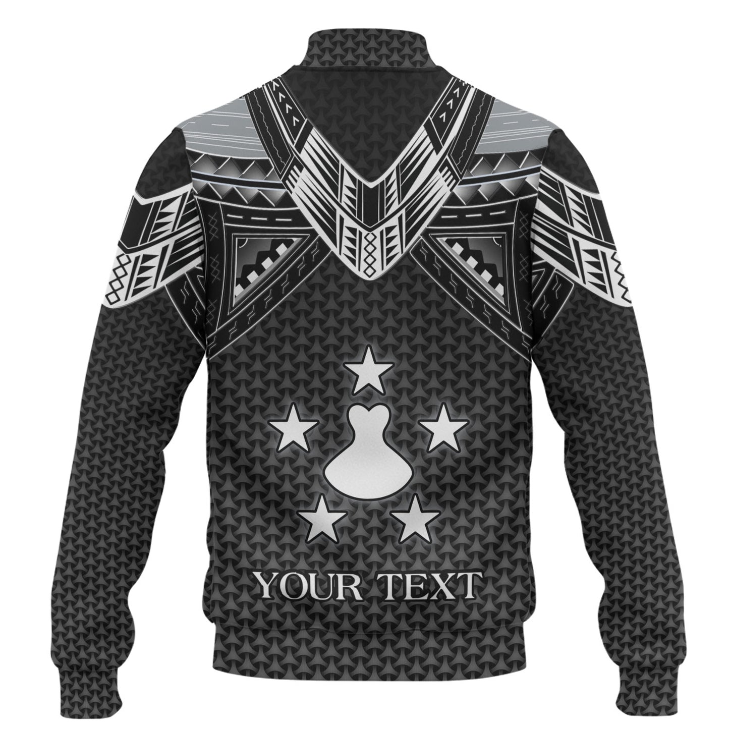 Austral Islands Custom Personalised Baseball Jacket Polynesian Tribal Tattoo