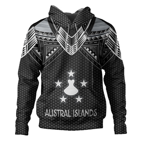 Austral Islands Custom Personalised Hoodie Polynesian Tribal Tattoo