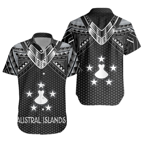 Austral Islands Custom Personalised Short Sleeve Shirt Polynesian Tribal Tattoo
