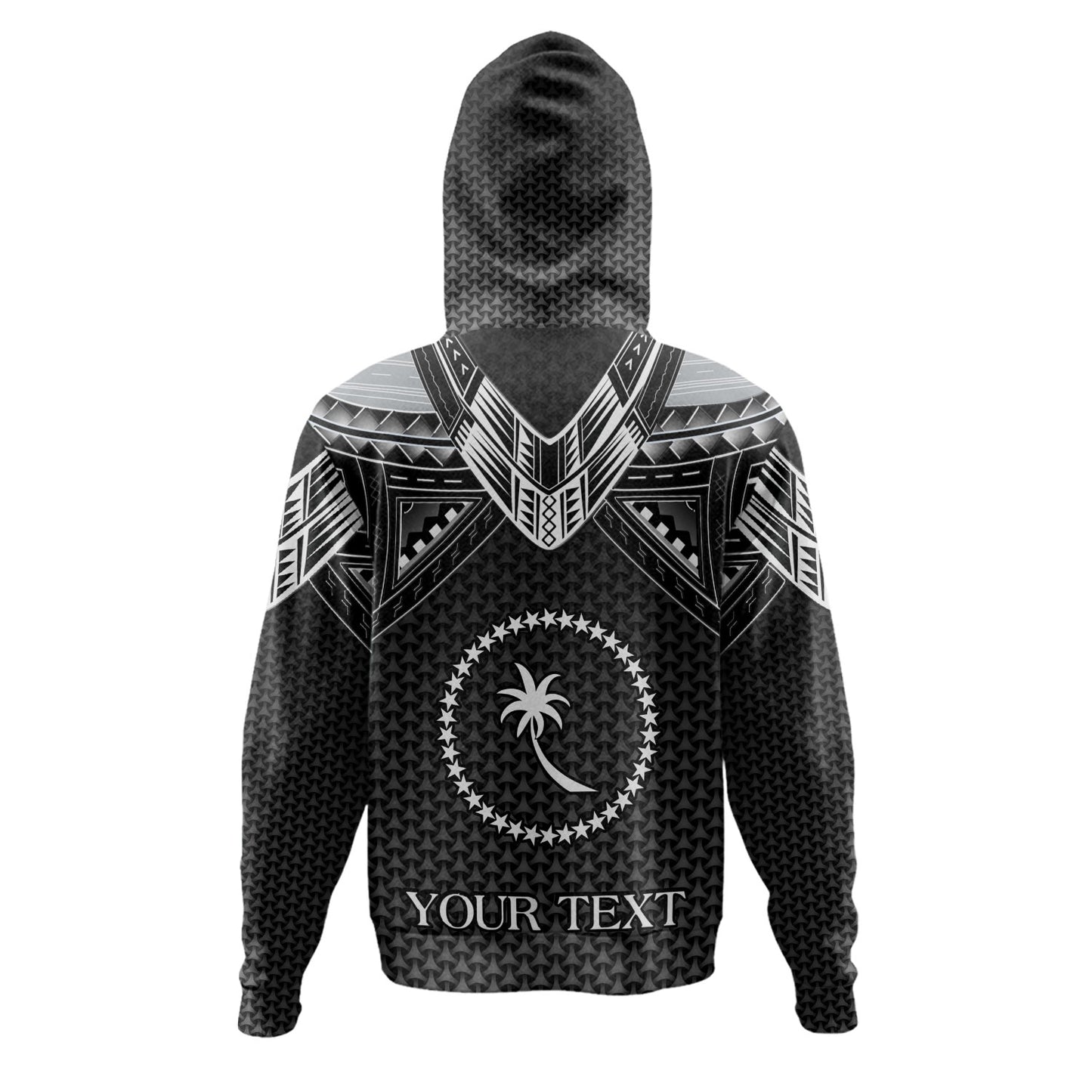 Chuuk State Custom Personalised Hoodie Polynesian Tribal Tattoo