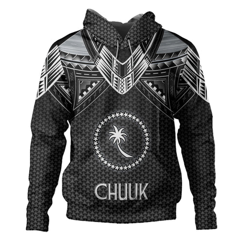 Chuuk State Custom Personalised Hoodie Polynesian Tribal Tattoo