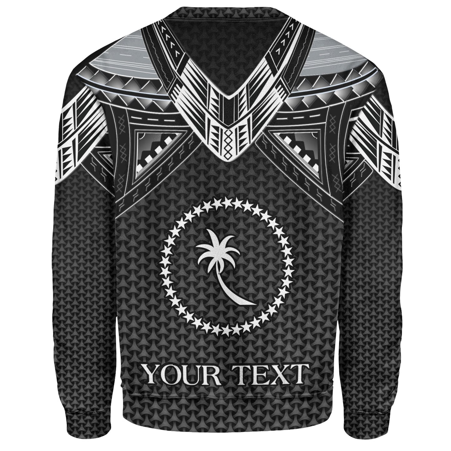 Chuuk State Custom Personalised Sweatshirt Polynesian Tribal Tattoo