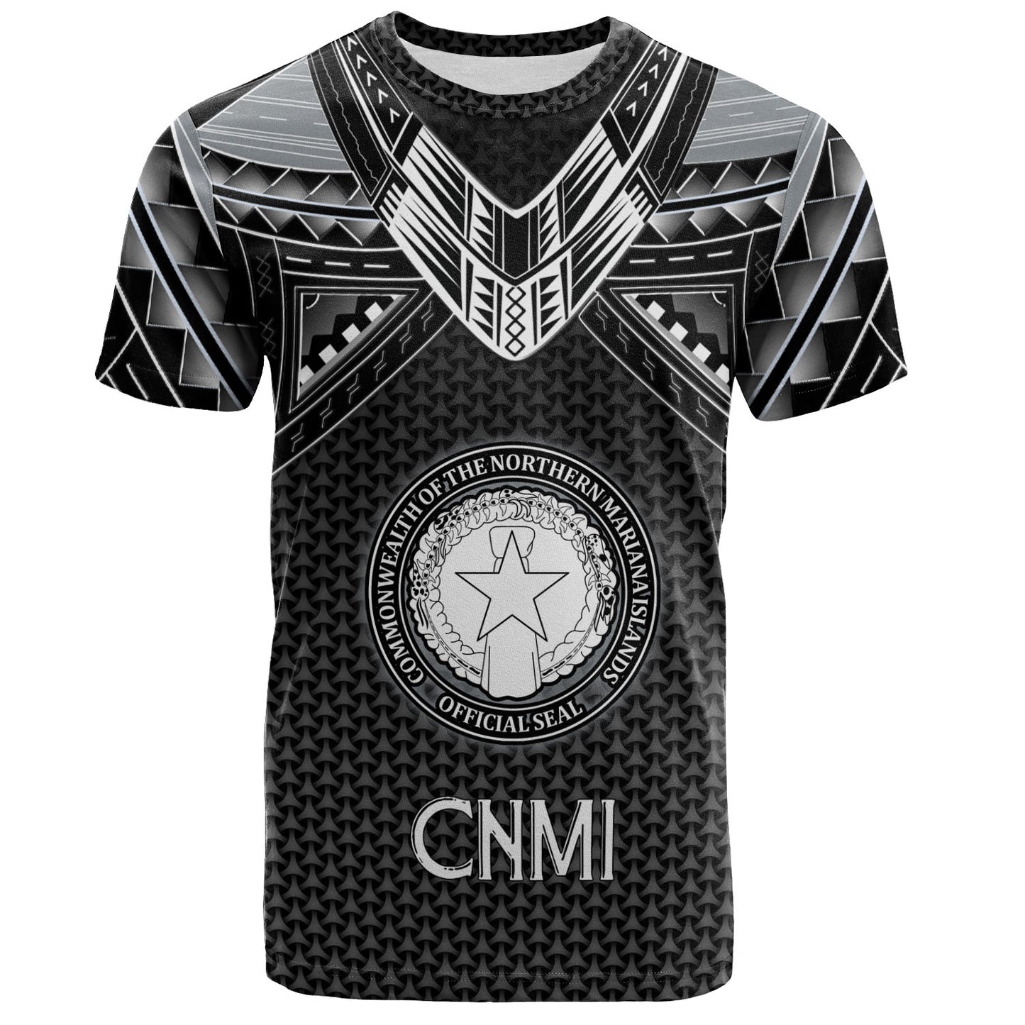 Northern Mariana Islands Custom Personalised T-Shirt Polynesian Tribal Tattoo