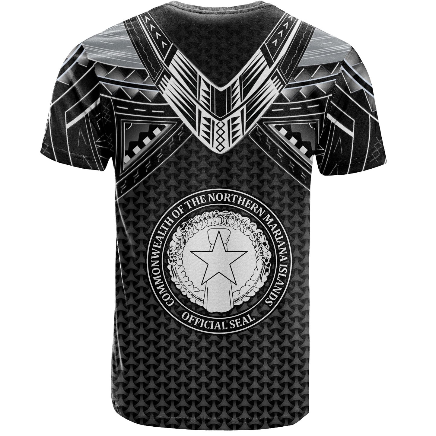 Northern Mariana Islands Custom Personalised T-Shirt Polynesian Tribal Tattoo