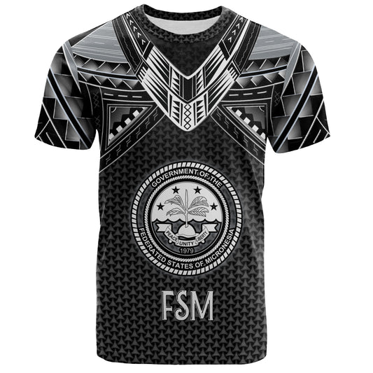 Federated States Of Micronesia Custom Personalised T-Shirt Polynesian Tribal Tattoo