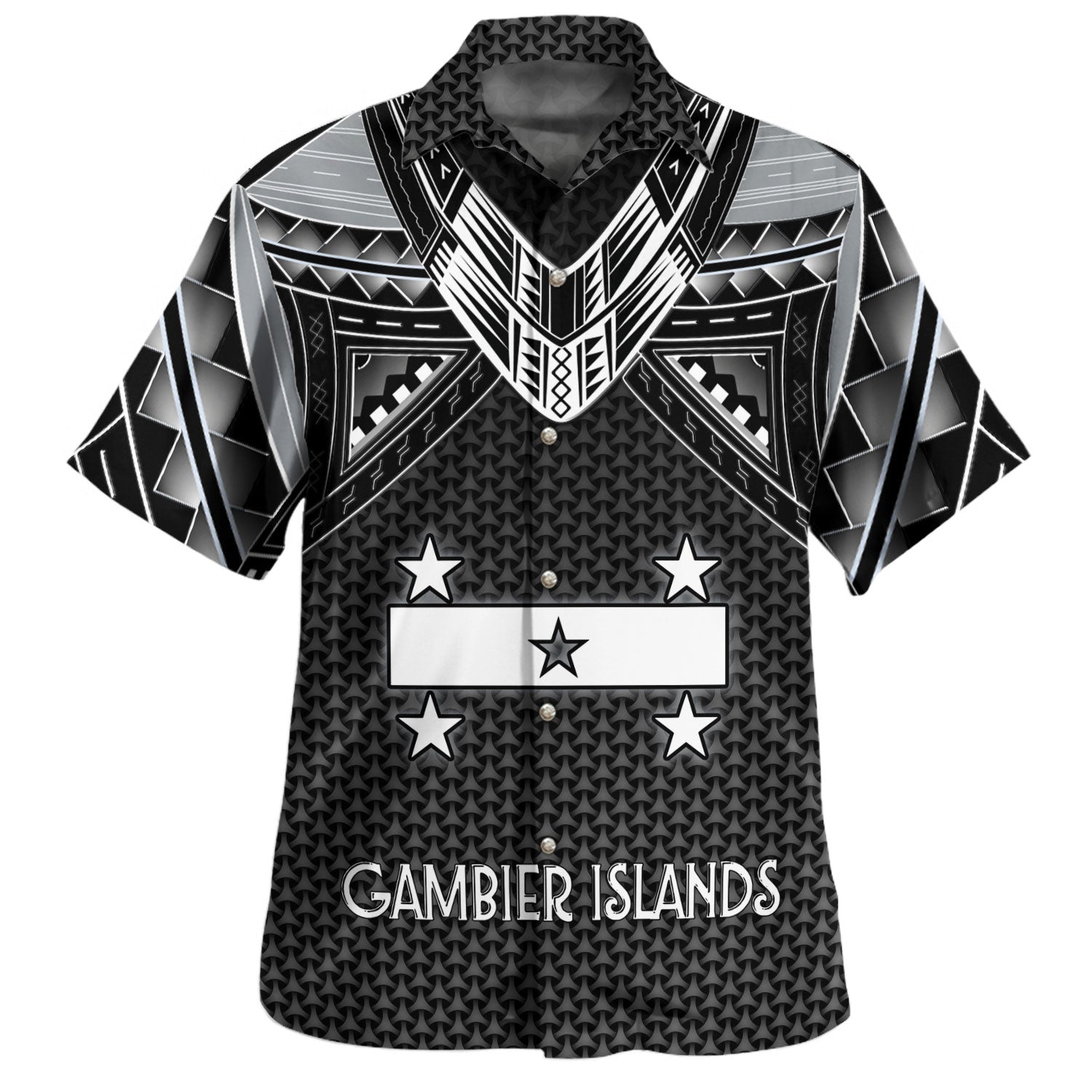 Tahiti Hawaiian Shirt Custom Tahitian Blood Inside Me Polynesian Sleeve Tattoo Tropical Blue