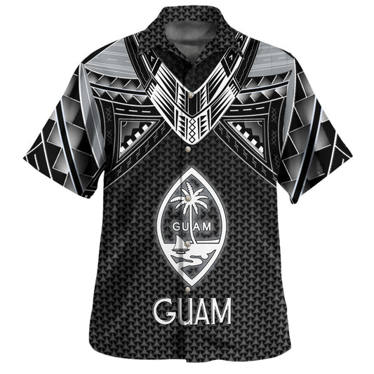 Kiribati Custom Personalised Hawaiian Shirt Polynesian Tribal Tattoo
