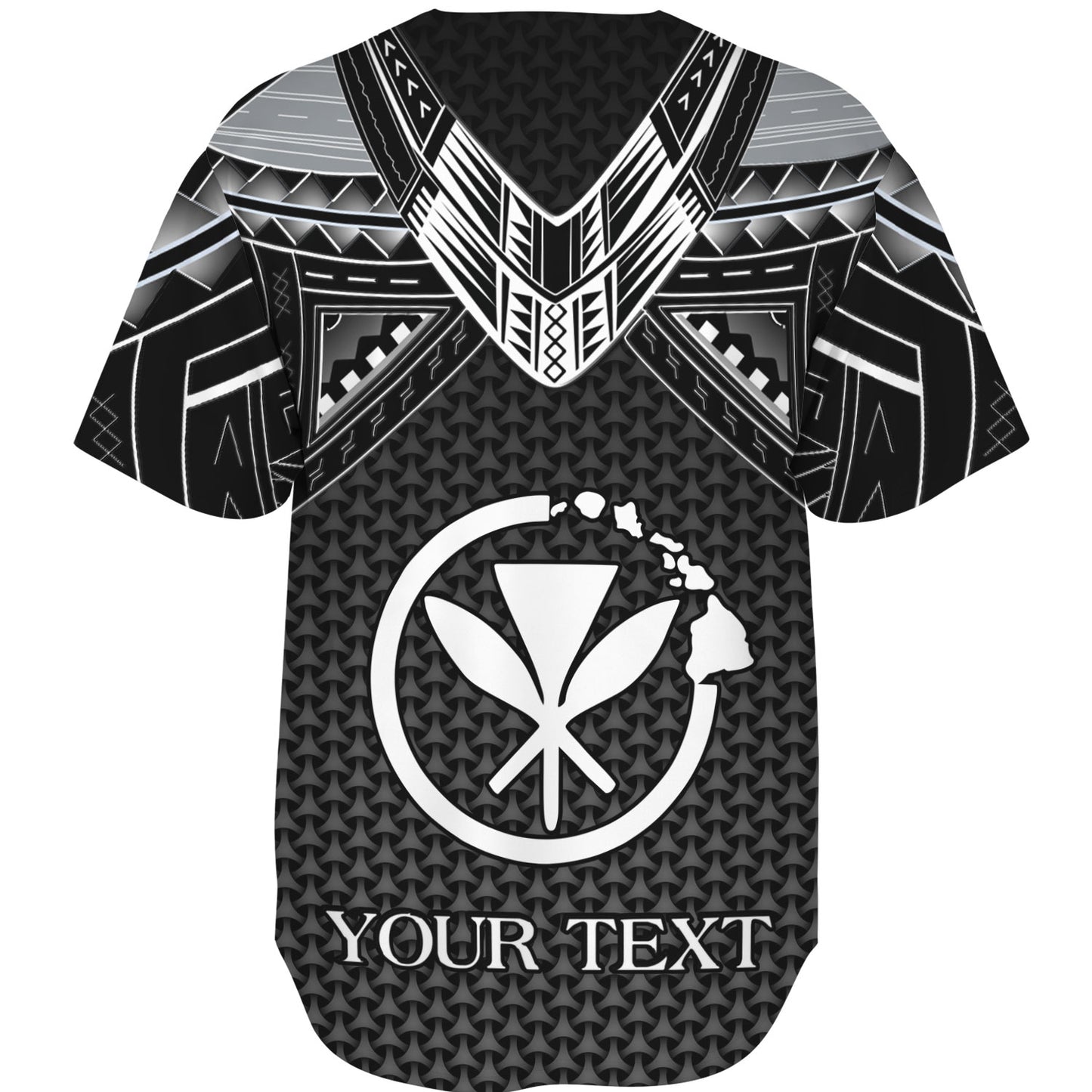 Hawaii Kanakamaoli Custom Personalised Baseball Shirt Polynesian Tribal Tattoo