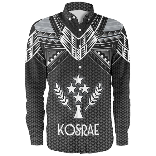 Kosrae Custom Personalised Long Sleeve Shirt Polynesian Tribal Tattoo