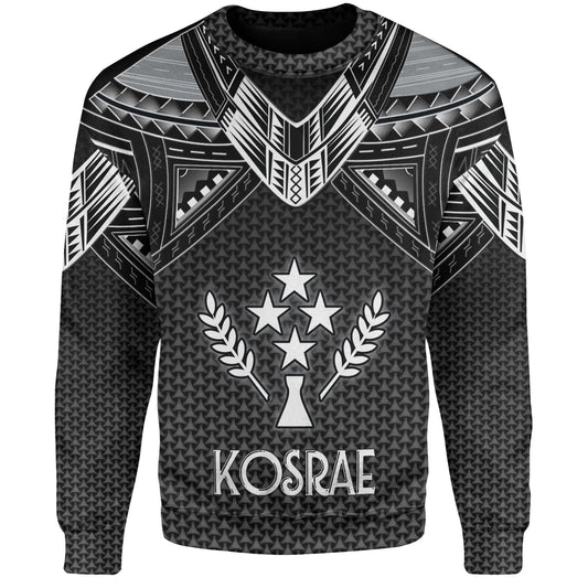 Kosrae Custom Personalised Sweatshirt Polynesian Tribal Tattoo