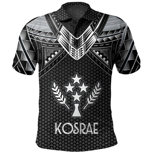 Kosrae Custom Personalised Polo Shirt Polynesian Tribal Tattoo