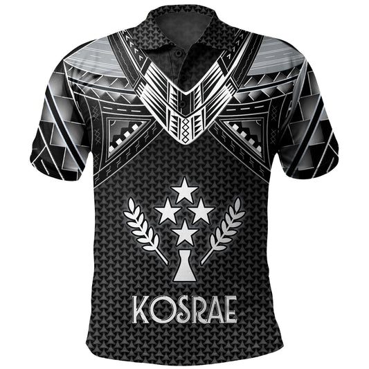 Kosrae Custom Personalised Polo Shirt Polynesian Tribal Tattoo