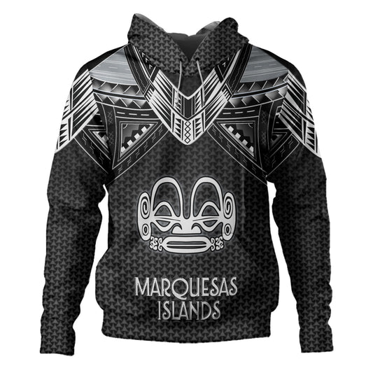 Marquesas Islands Custom Personalised Hoodie Polynesian Tribal Tattoo