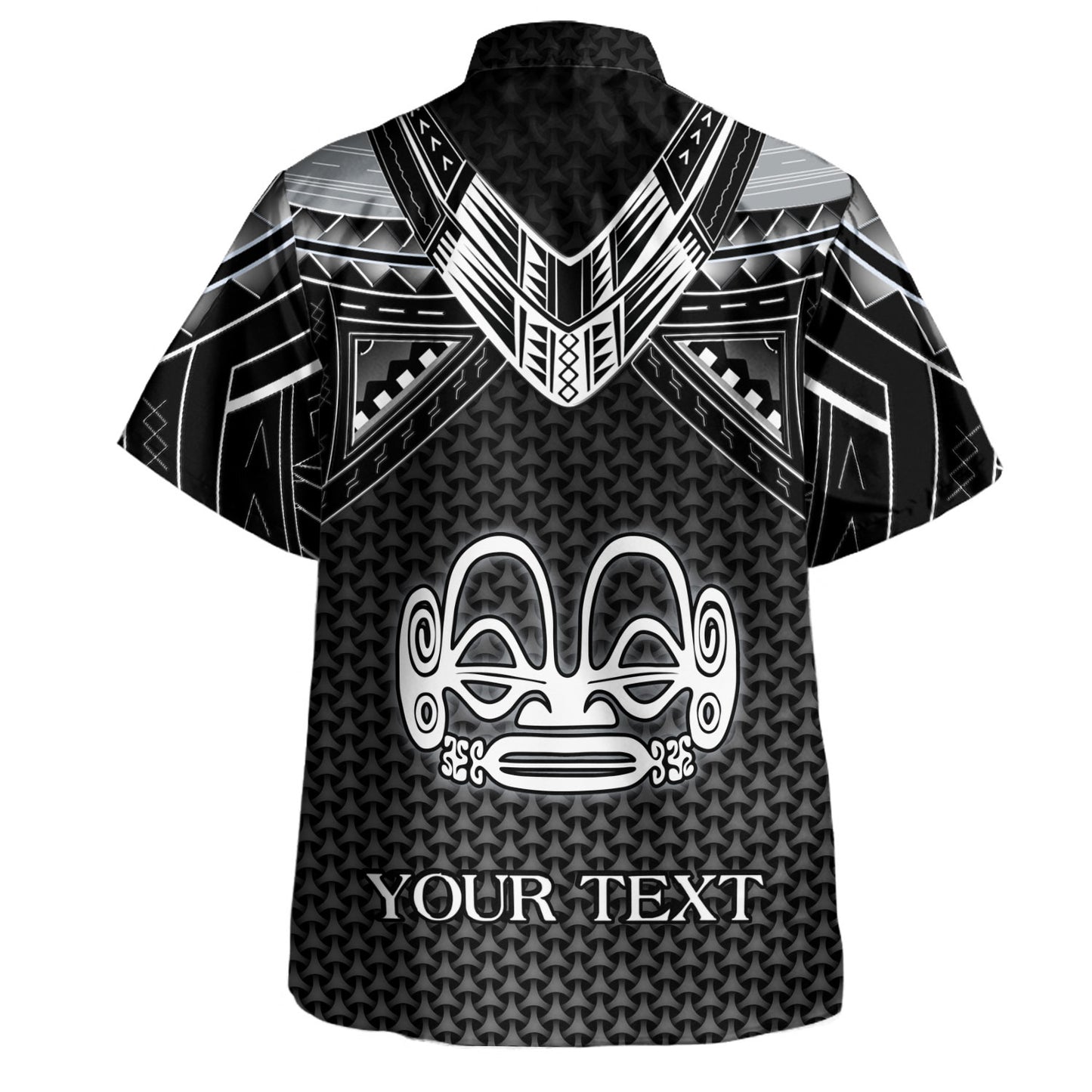 Tahiti Custom Personalised Hawaiian Shirt Polynesian Tribal Tattoo