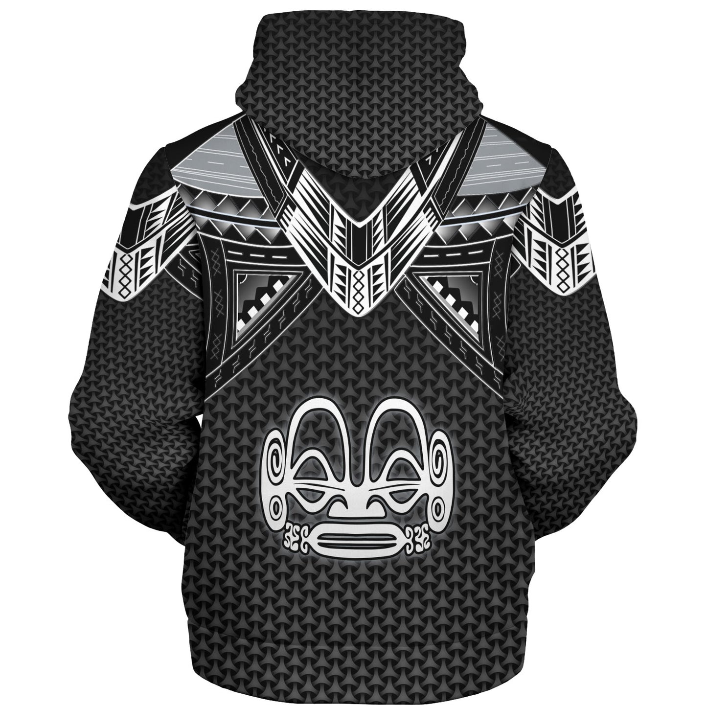 Marquesas Islands Custom Personalised Sherpa Hoodie Polynesian Tribal Tattoo