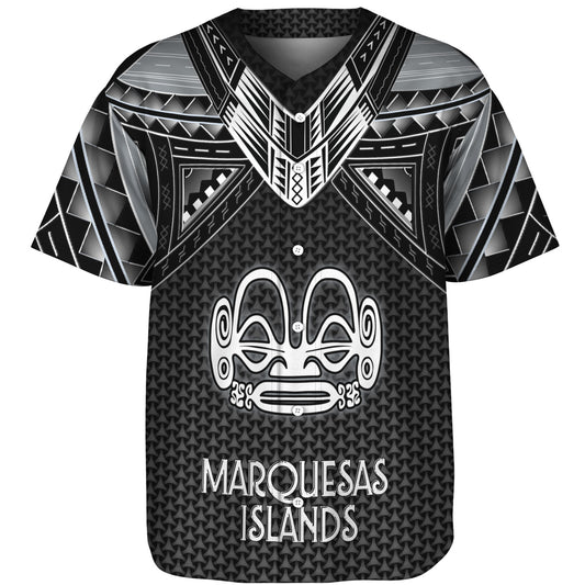 Marquesas Islands Custom Personalised Baseball Shirt Polynesian Tribal Tattoo