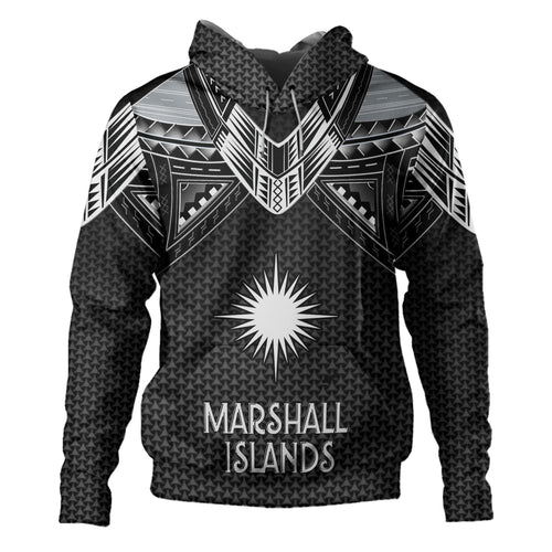 Marshall Islands Custom Personalised Hoodie Polynesian Tribal Tattoo