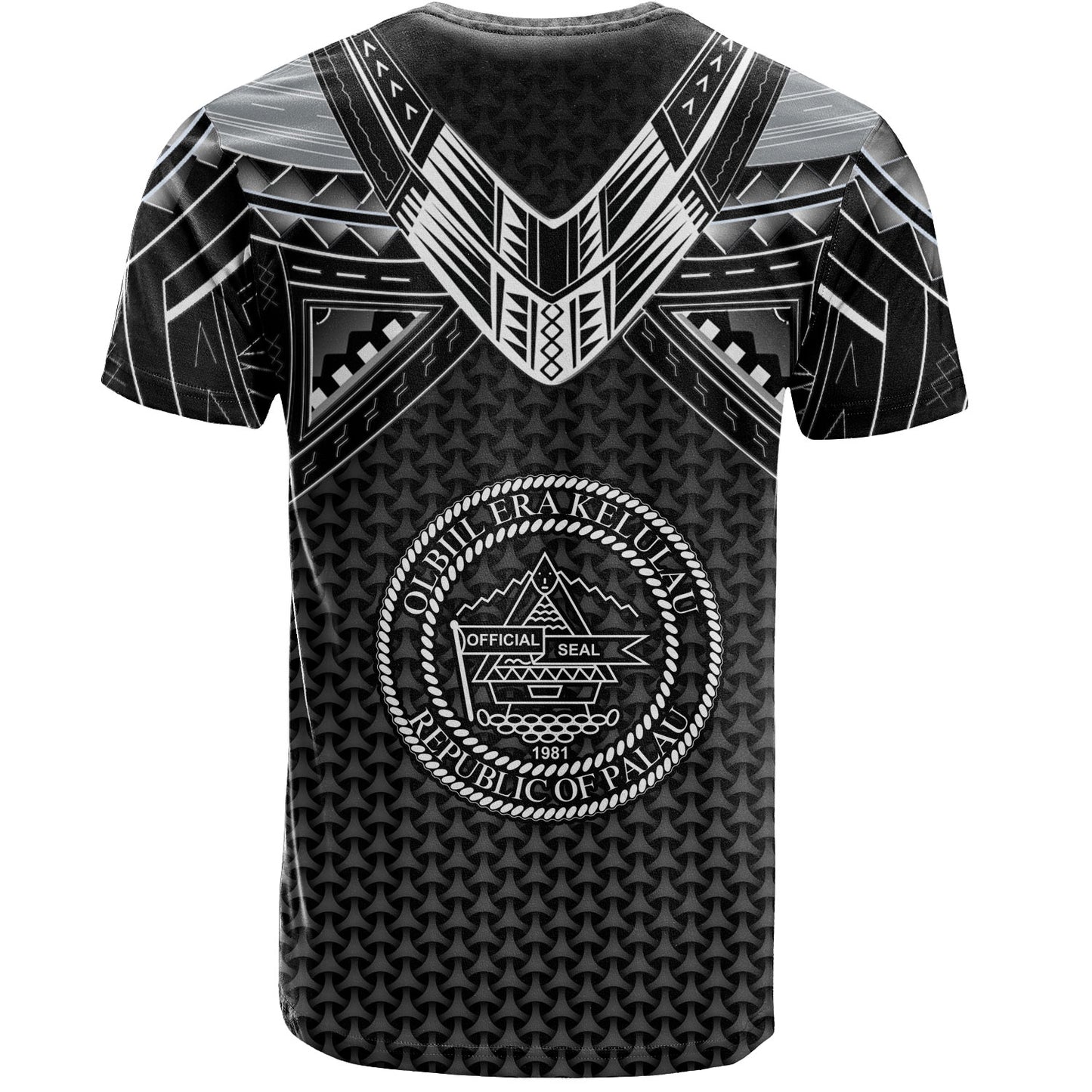 Palau Custom Personalised T-Shirt Polynesian Tribal Tattoo