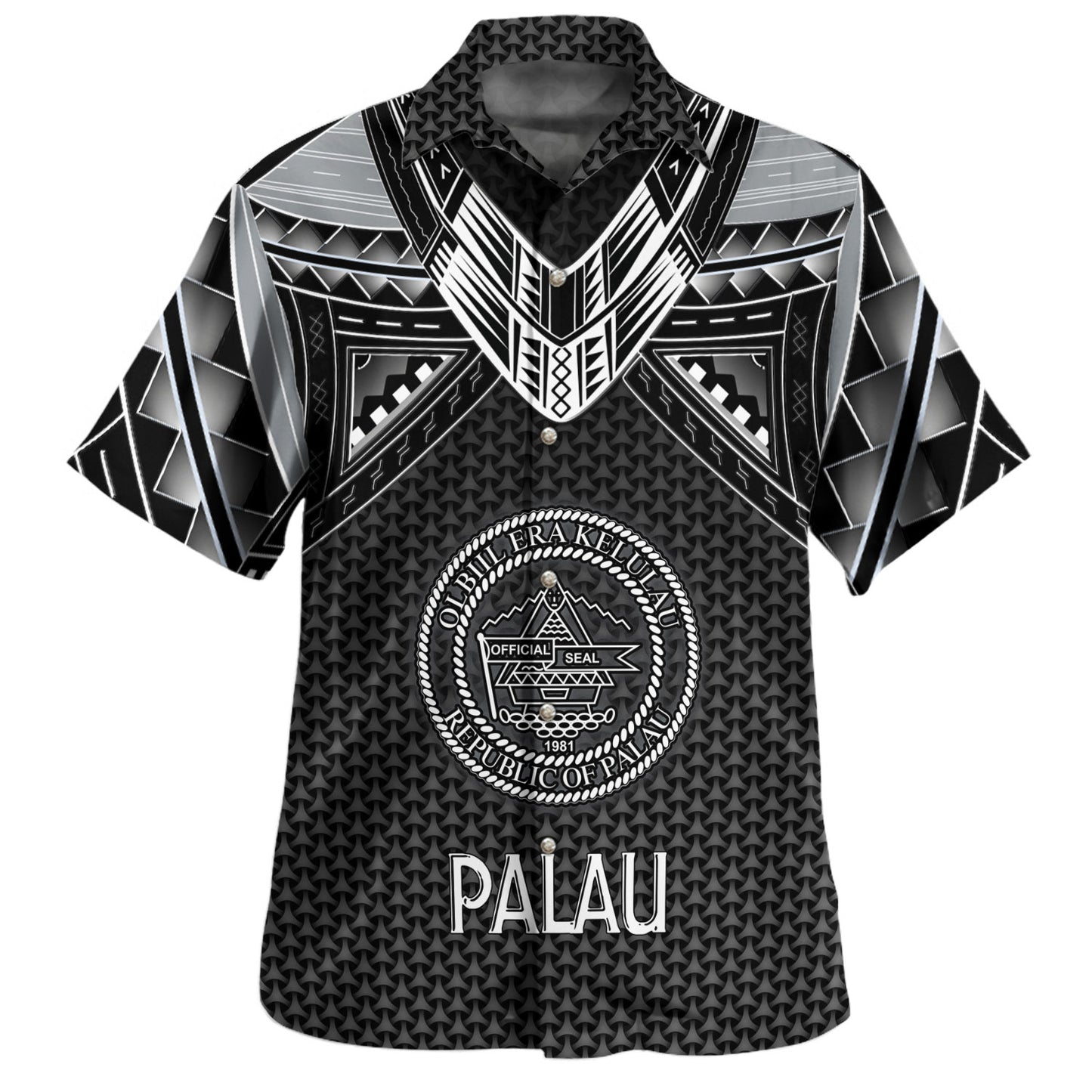 Chuuk State Custom Personalised Hawaiian Shirt Polynesian Tribal Tattoo