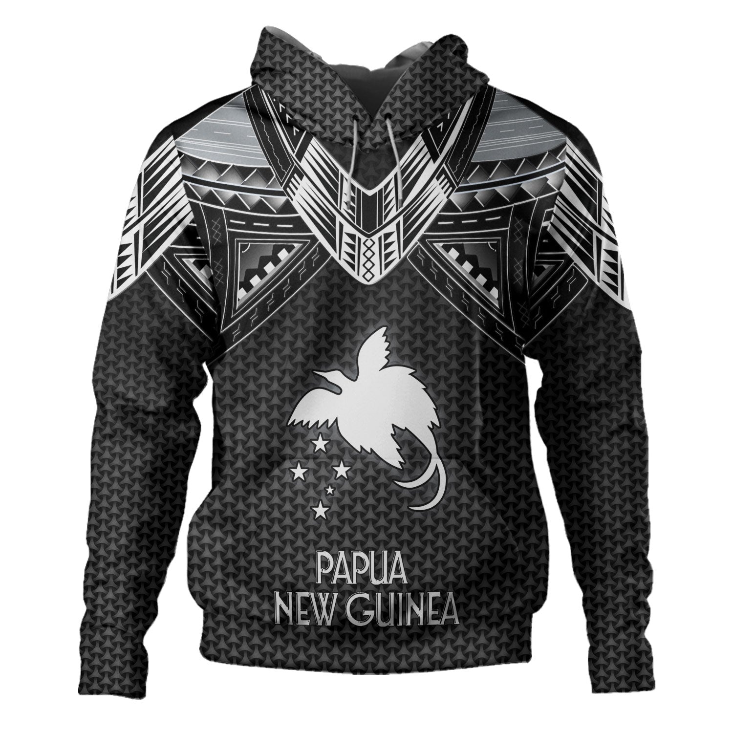 Papua New Guinea Custom Personalised Hoodie Polynesian Tribal Tattoo