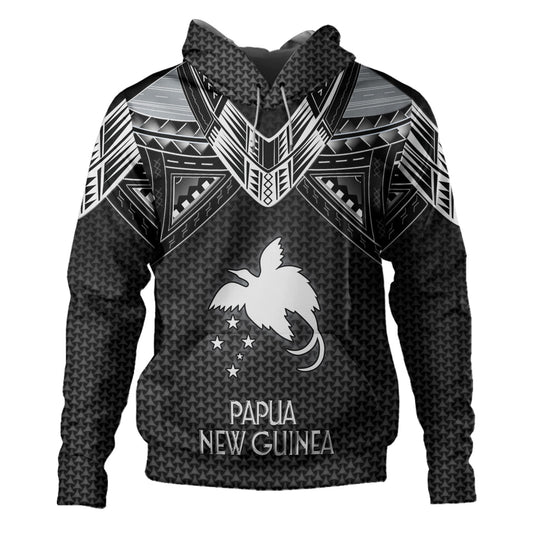 Papua New Guinea Custom Personalised Hoodie Polynesian Tribal Tattoo