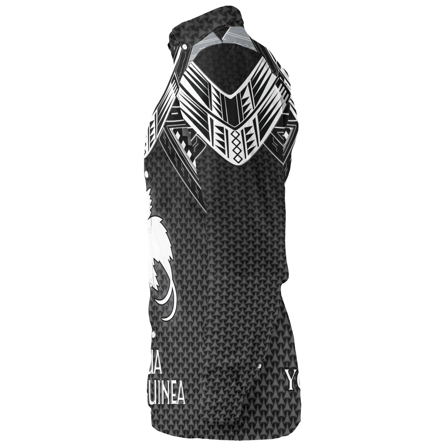 Papua New Guinea Custom Personalised Long Sleeve Shirt Polynesian Tribal Tattoo