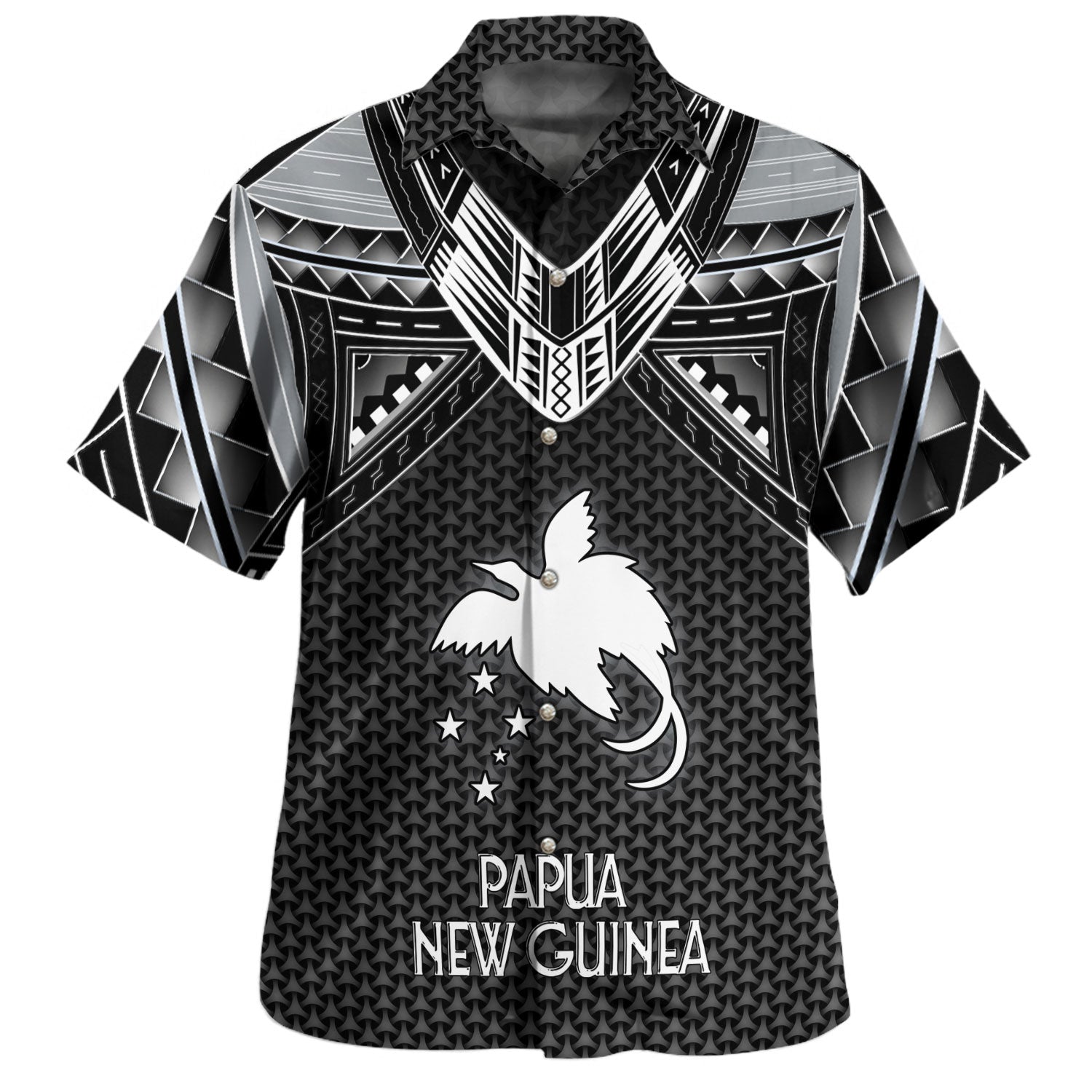 New Caledonia Custom Personalised Hawaiian Shirt Polynesian Tribal Tattoo