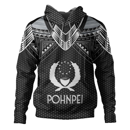 Pohnpei State Custom Personalised Hoodie Polynesian Tribal Tattoo