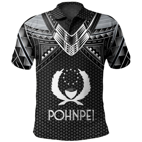 Pohnpei State Custom Personalised  Polo Shirt Polynesian Tribal Tattoo