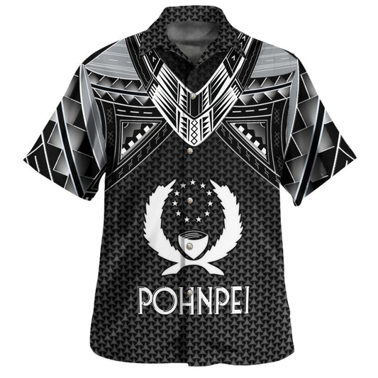 Yap State Custom Personalised Hawaiian Shirt Polynesian Tribal Tattoo
