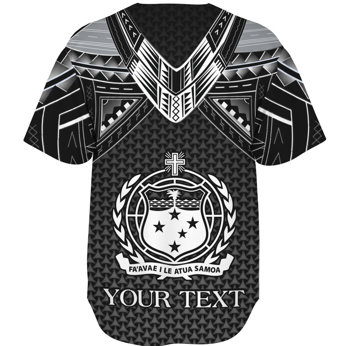 Samoa Custom Personalised Baseball Shirt Polynesian Tribal Tattoo