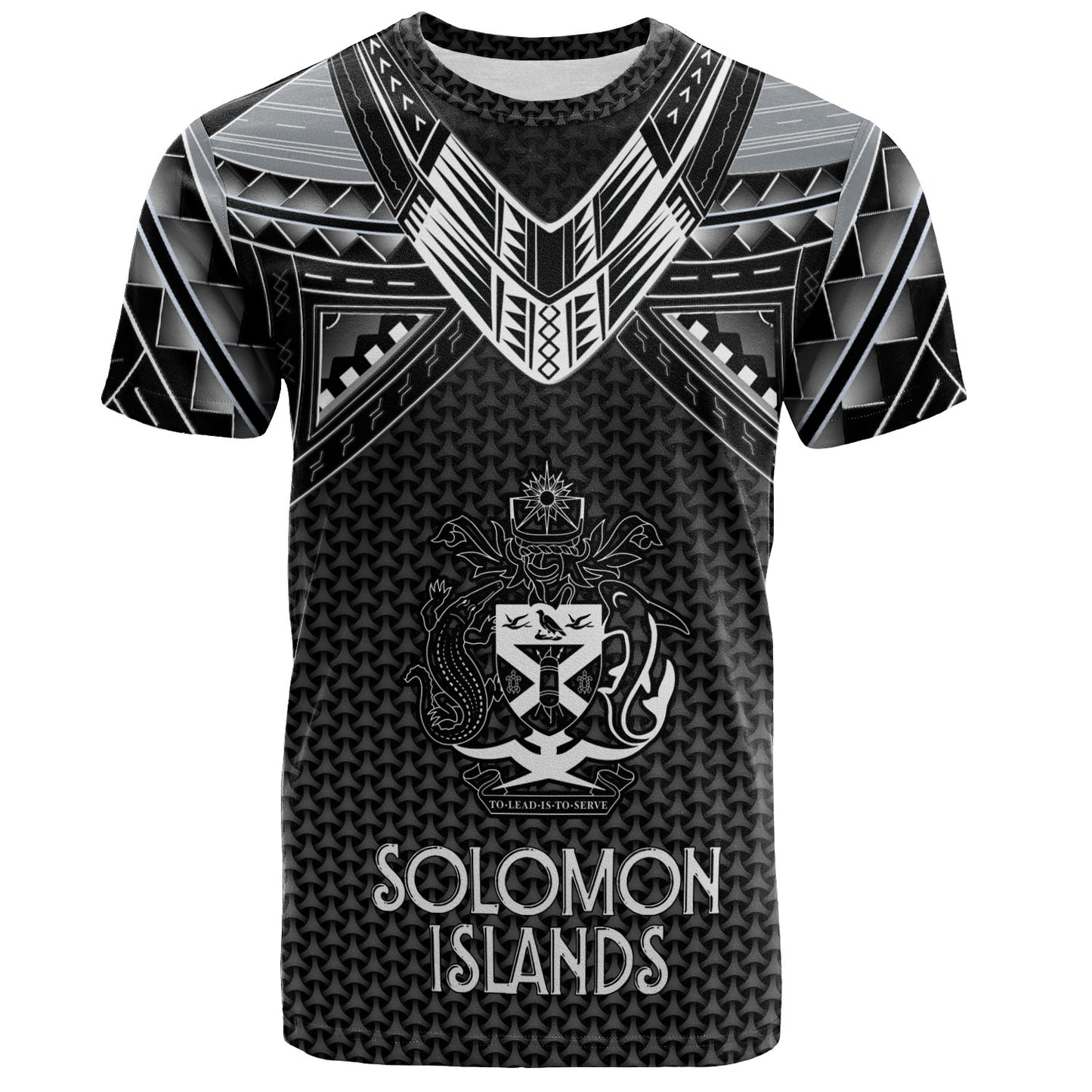 Solomon Islands Custom Personalised T-Shirt Polynesian Tribal Tattoo