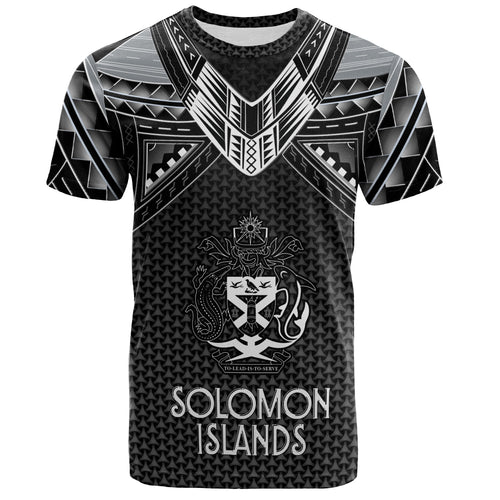 Solomon Islands Custom Personalised T-Shirt Polynesian Tribal Tattoo