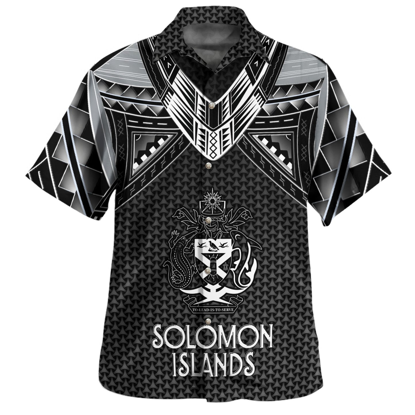 Vanuatu Custom Personalised Hawaiian Shirt Polynesian Tribal Tattoo
