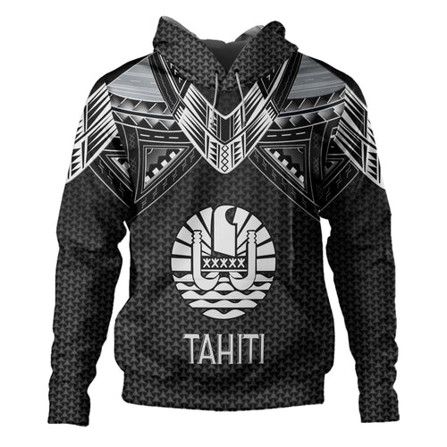 Tahiti Custom Personalised Hoodie Polynesian Tribal Tattoo