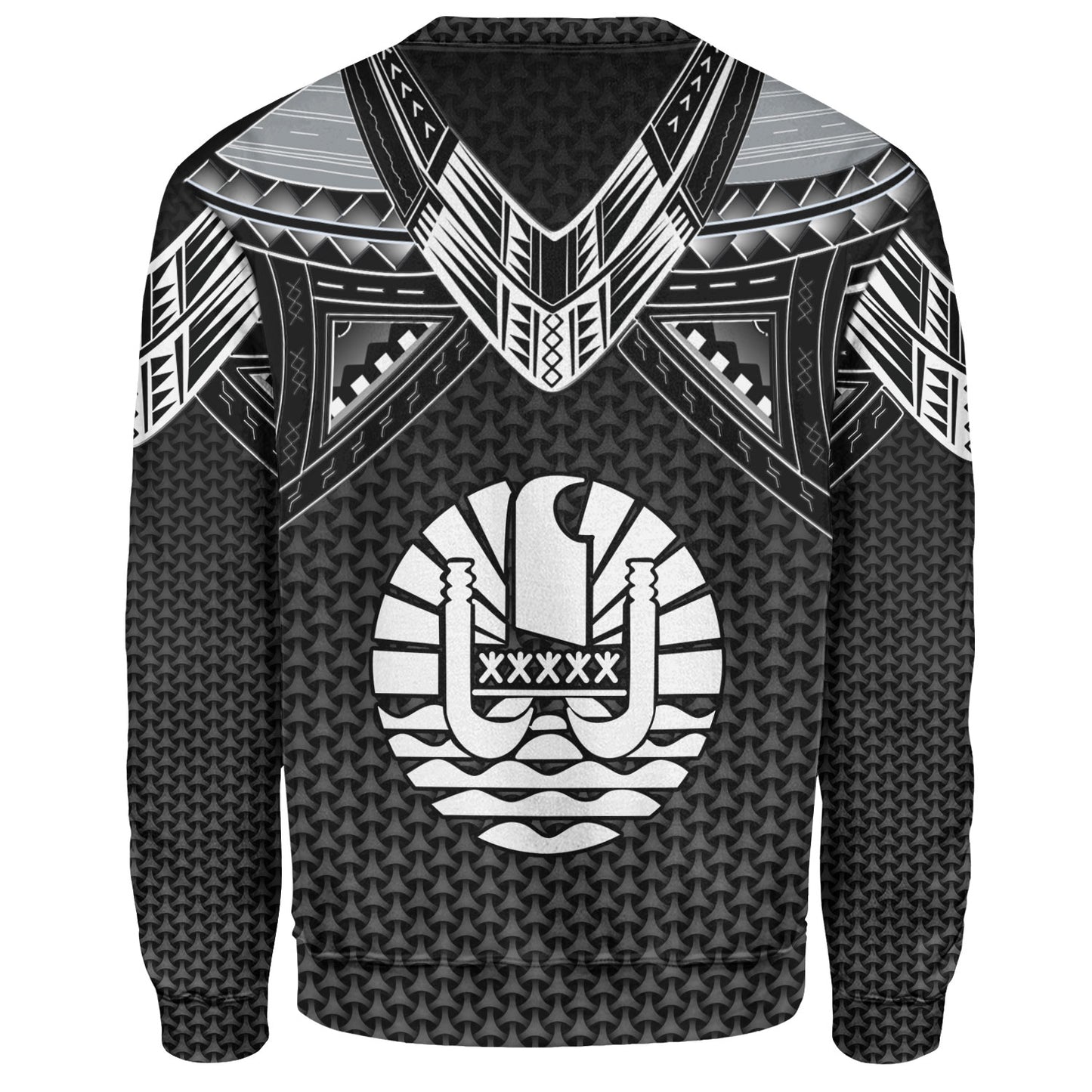 Tahiti Custom Personalised Sweatshirt Polynesian Tribal Tattoo