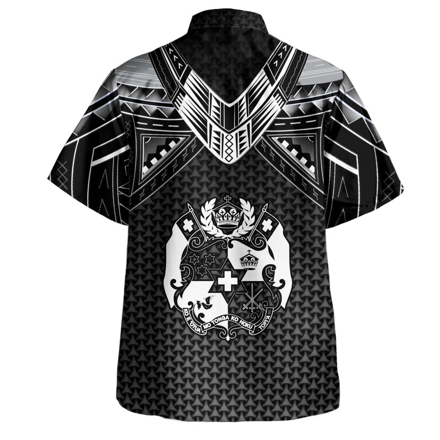 Tonga Custom Personalised Hawaiian Shirt Polynesian Tribal Tattoo