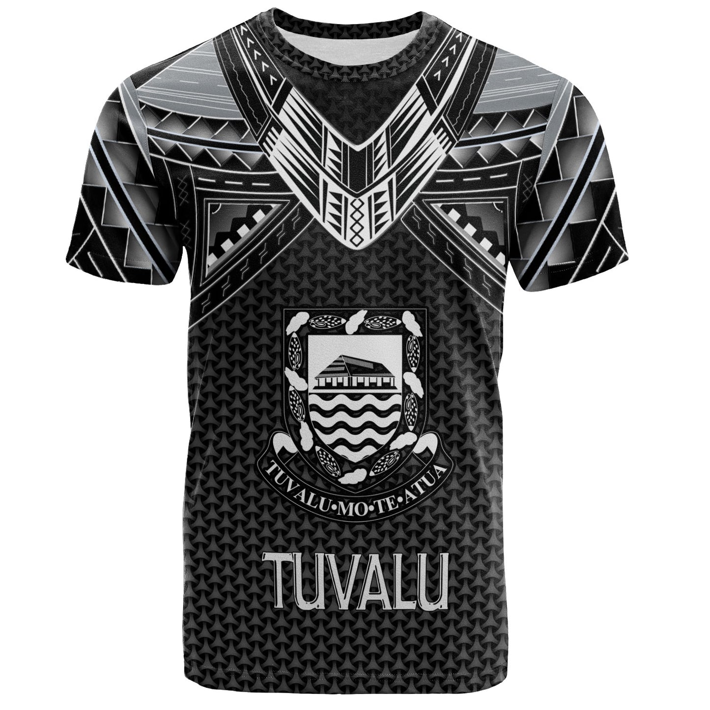 Tuvalu Custom Personalised T-Shirt Polynesian Tribal Tattoo