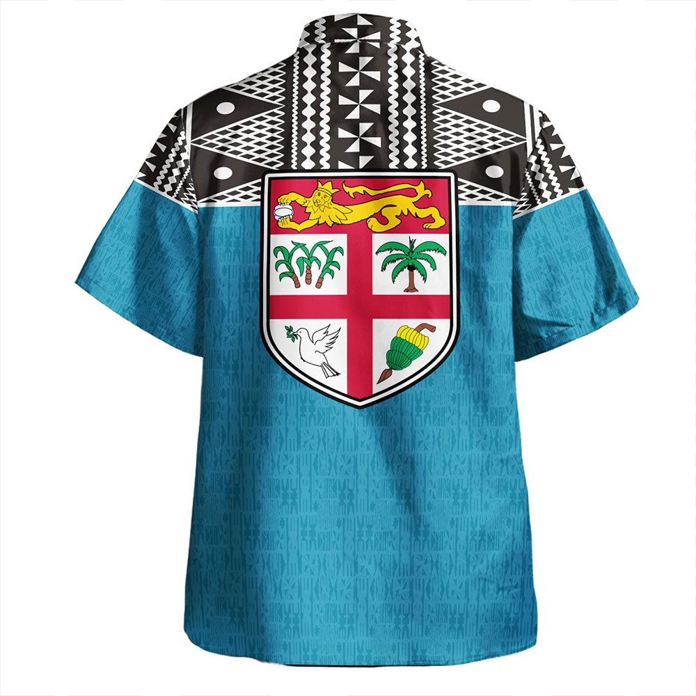 Fiji Hawaiian Shirt Suva Noqu Suva Hibiscus Flowers Fijian Patterns