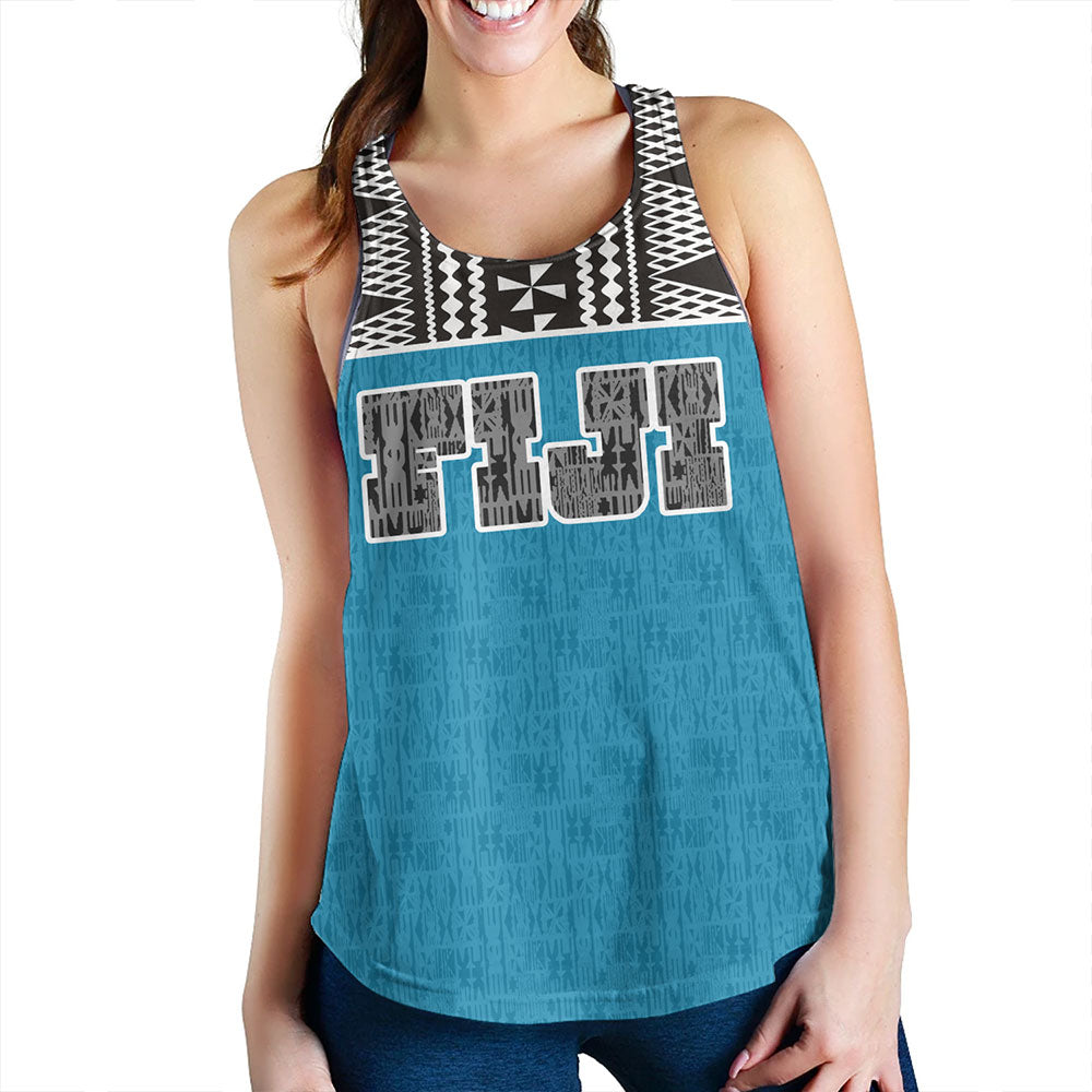 Fiji Women Tank Fijian Tapa Pattern