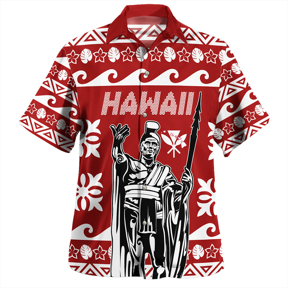 Hawaii Hawaiian Shirt King Native Hawaiian Kakau Pattern Christmas